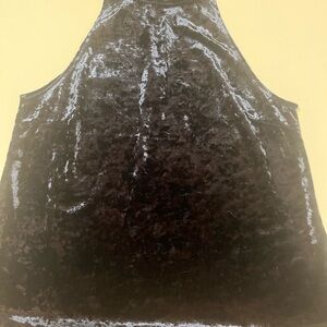 Design Lab Velour Navy Racerback Tank Size Medium